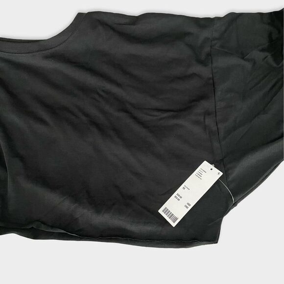 Urban out from under addison cozy cutoff cropped black tee  shirt size XS - Picture 11 of 14